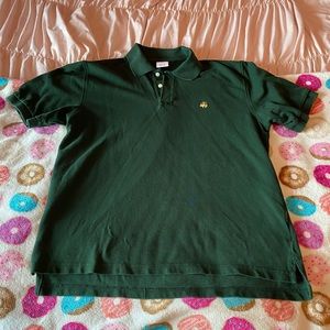 Green brooks brothers polo